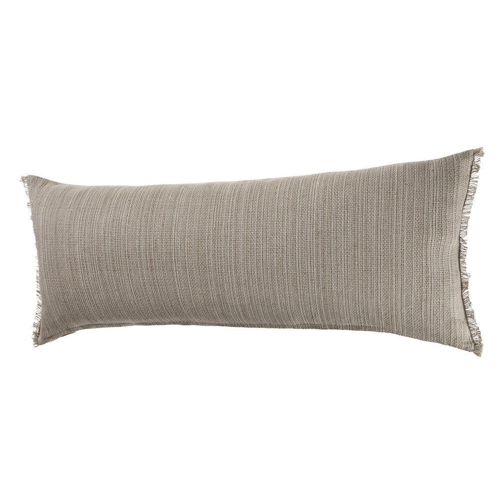 Neutral Tan Lumbar Throw Pillow. Picture 4