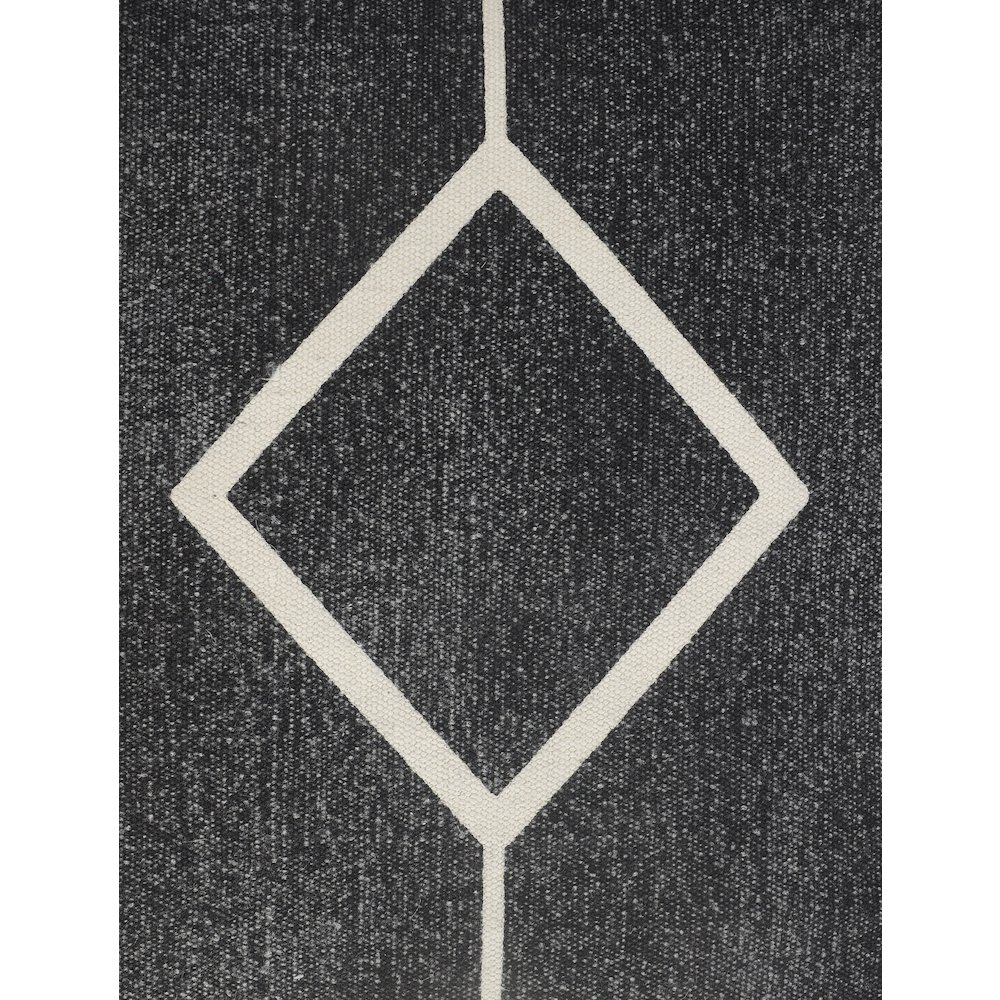 Evette Rios Avant-Garde Bordered and Tufted Geometric Throw Pillow. Picture 2