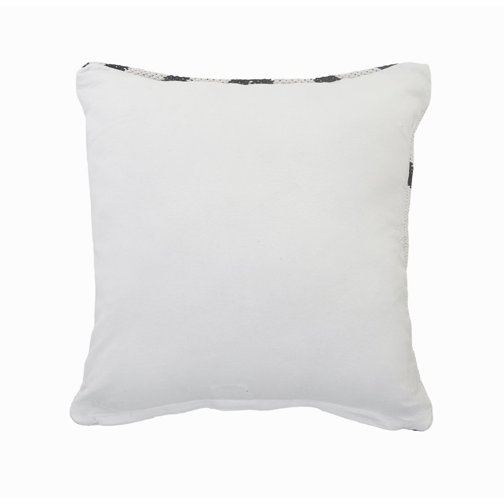 Black and White Geometric  Throw Pillow. Picture 6