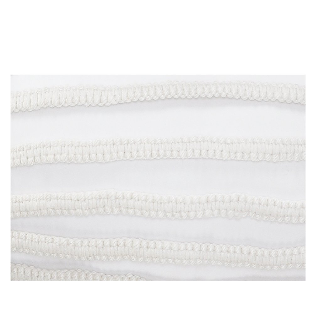 Handmade Macrame Indoor Outdoor Lumbar Pillow. Picture 4