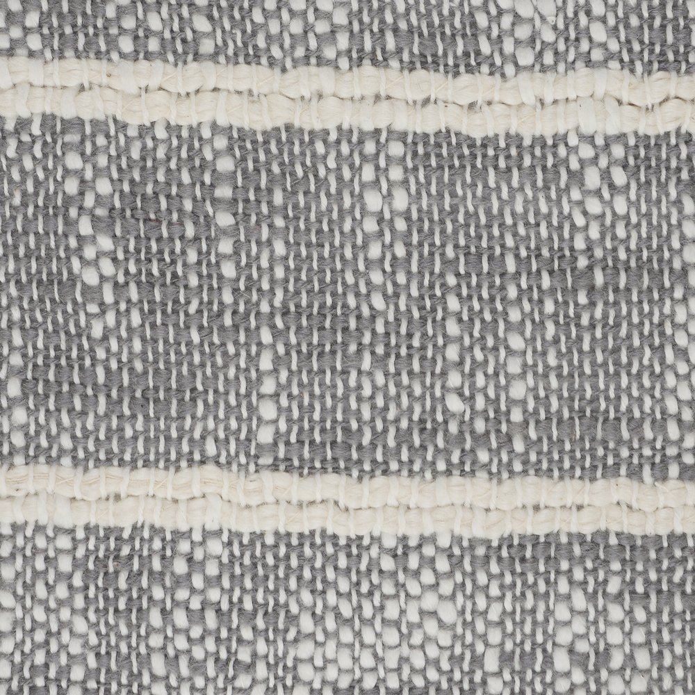 Angelica Striped Casual Throw Pillow with Fringe. Picture 2