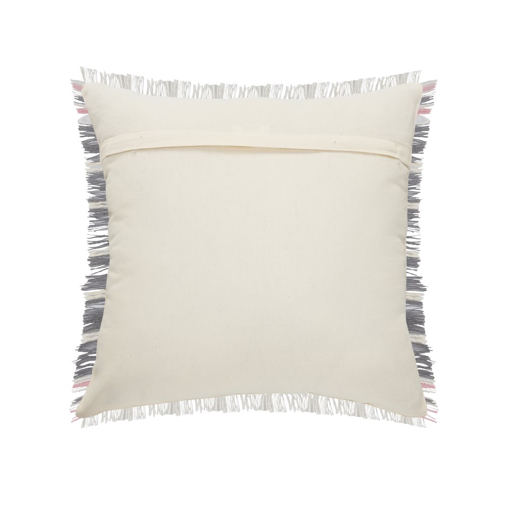 Angelica Striped Casual Throw Pillow with Fringe. Picture 7