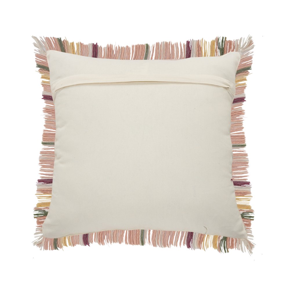 Berry Drew Plaid Throw Pillow with Fringe. Picture 7