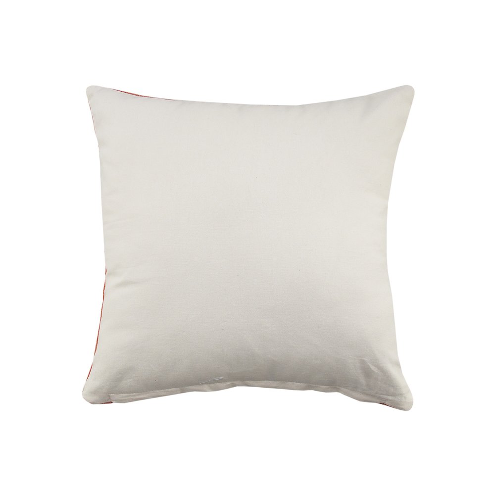Casual Floral Mandala Medallion Throw Pillow with Tufted Border. Picture 7