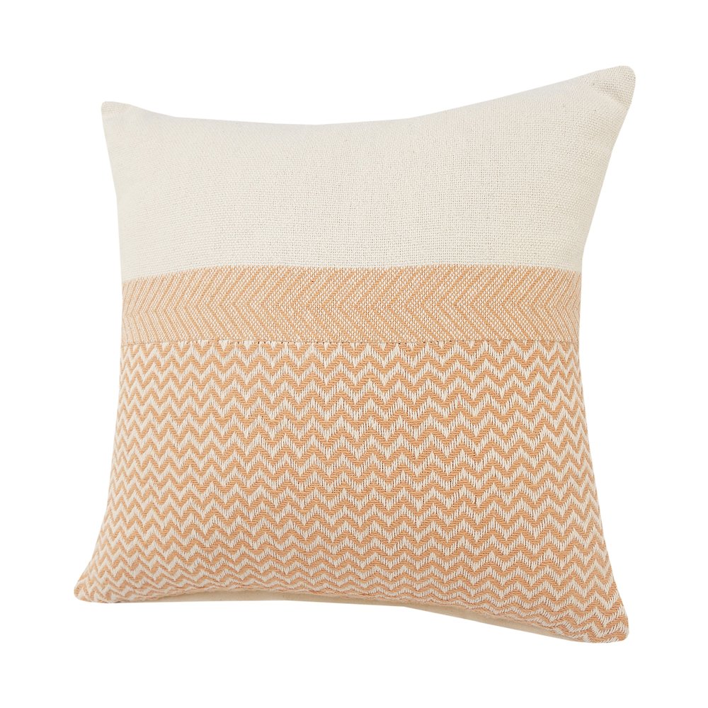 Chevron Chic Color Block Throw Pillow. Picture 6