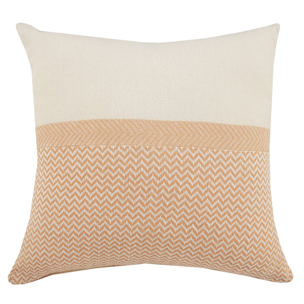 Chevron Chic Color Block Throw Pillow. Picture 1
