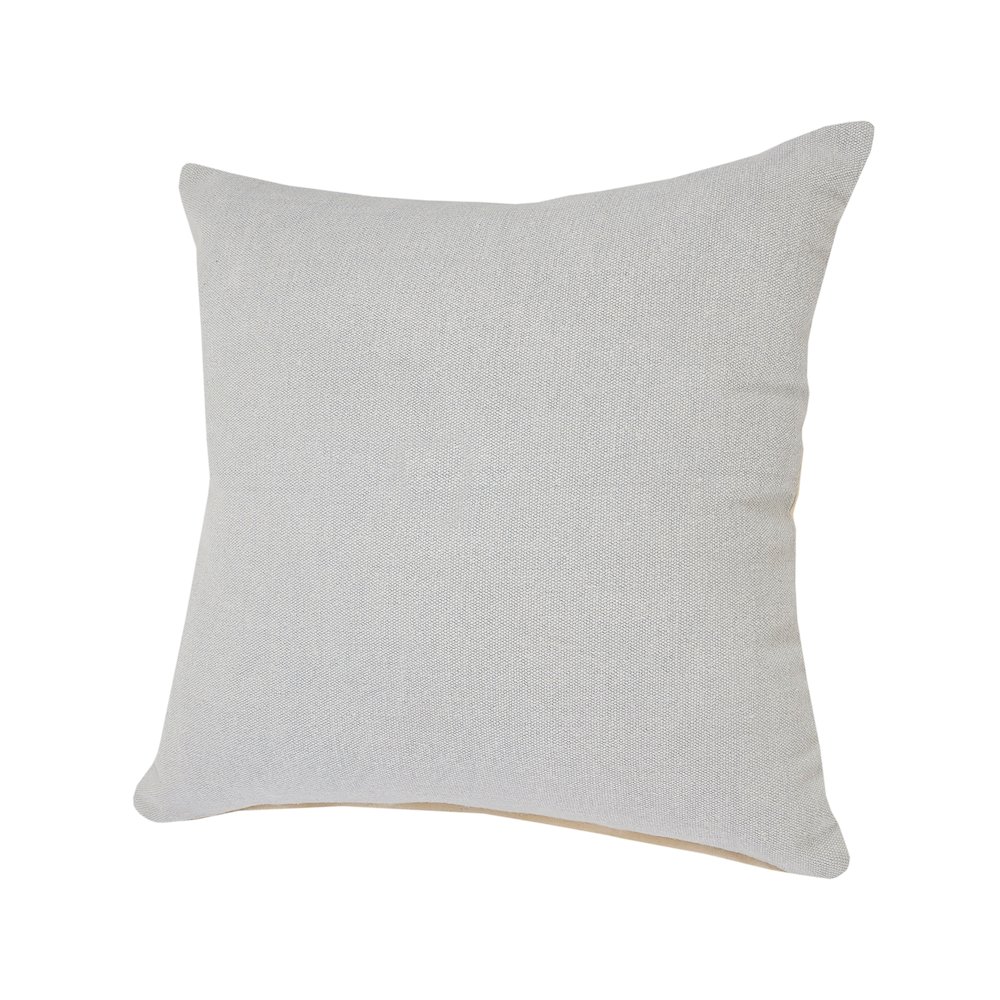 Soft Gray Solid Throw Pillow. Picture 6