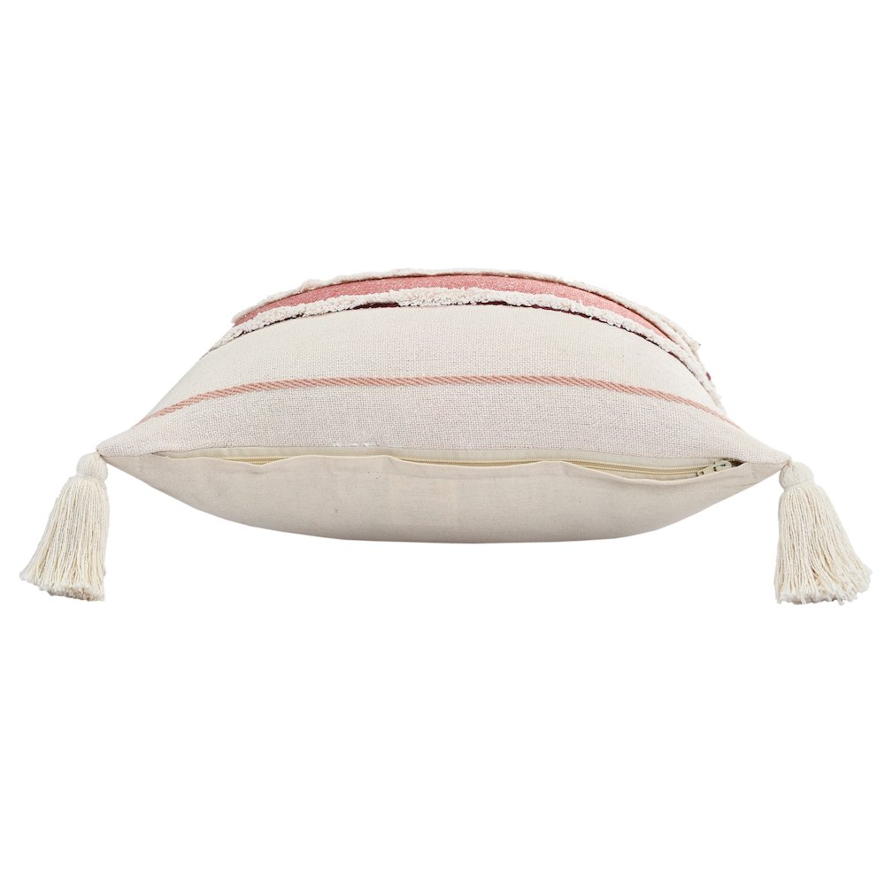 Garnet Quarry Striped Throw Pillow. Picture 6