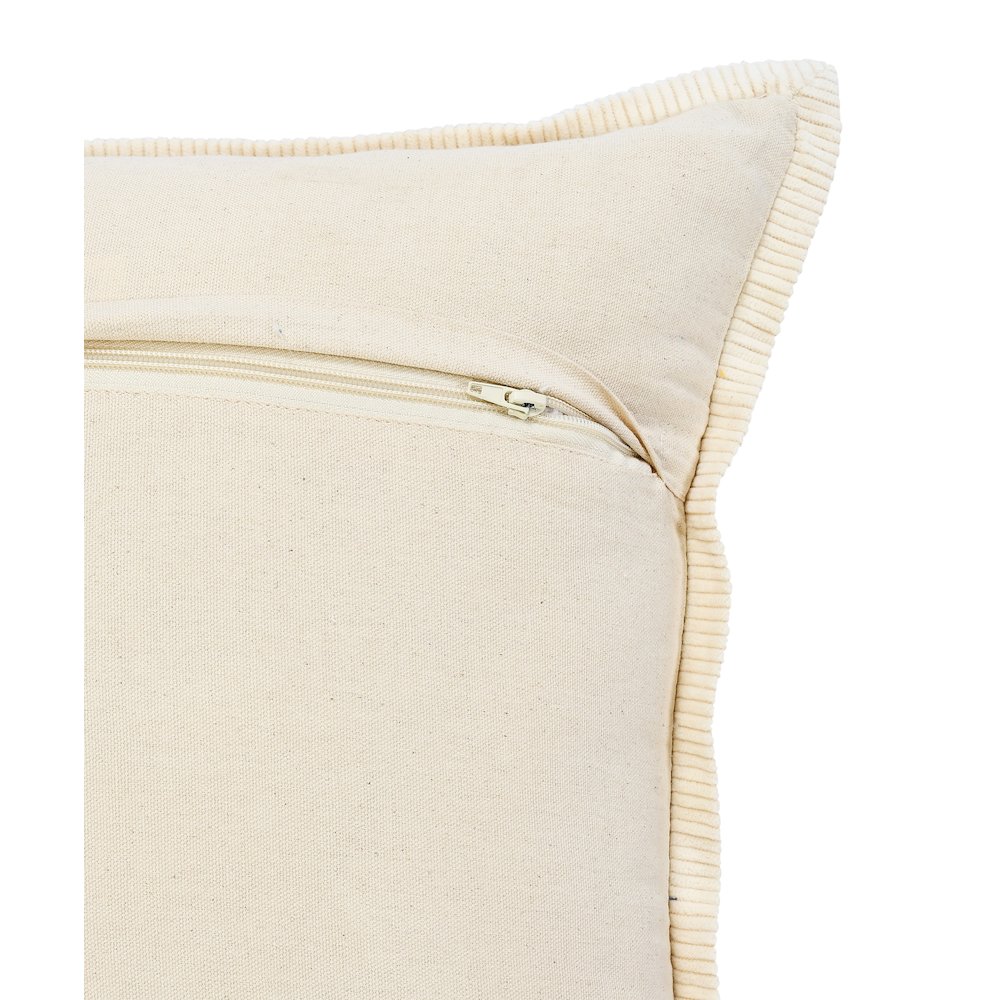 Neutral Gray Riviera Framed Throw Pillow. Picture 3