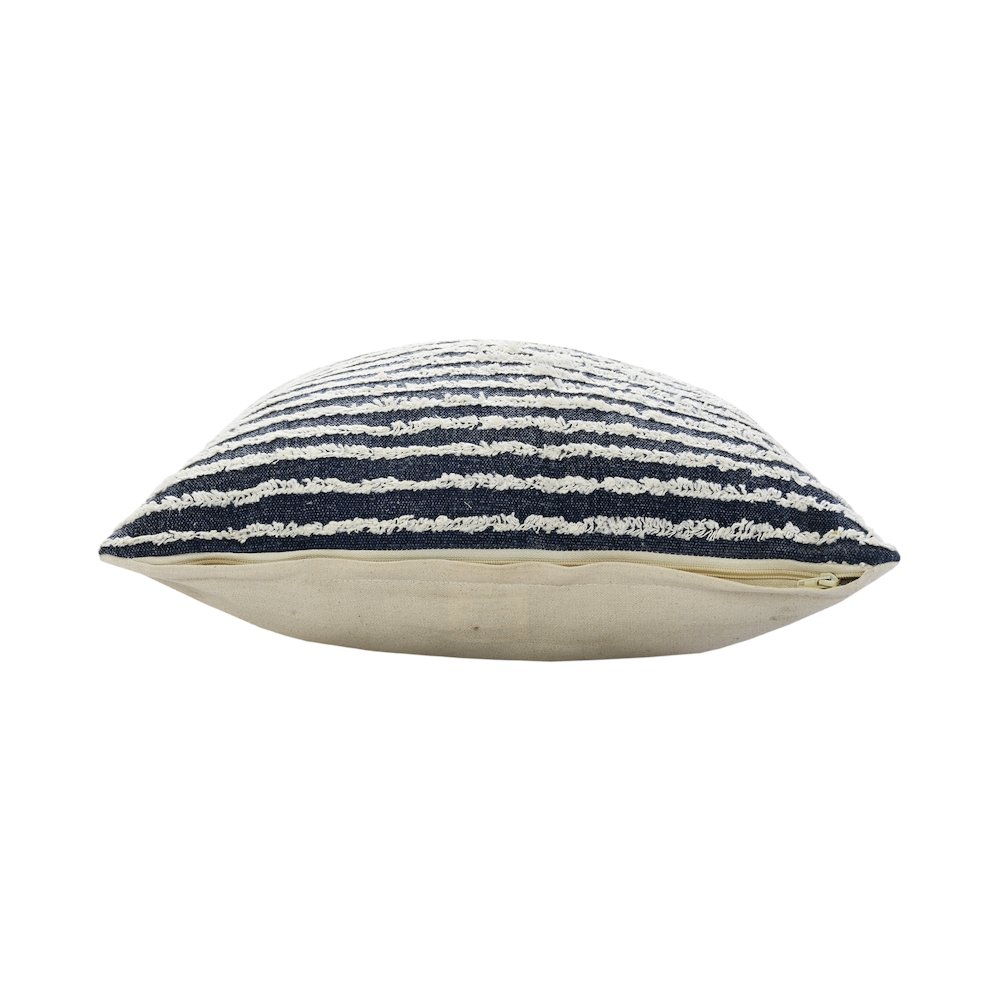 Ensign Blue Wispy Ways Throw Pillow. Picture 6