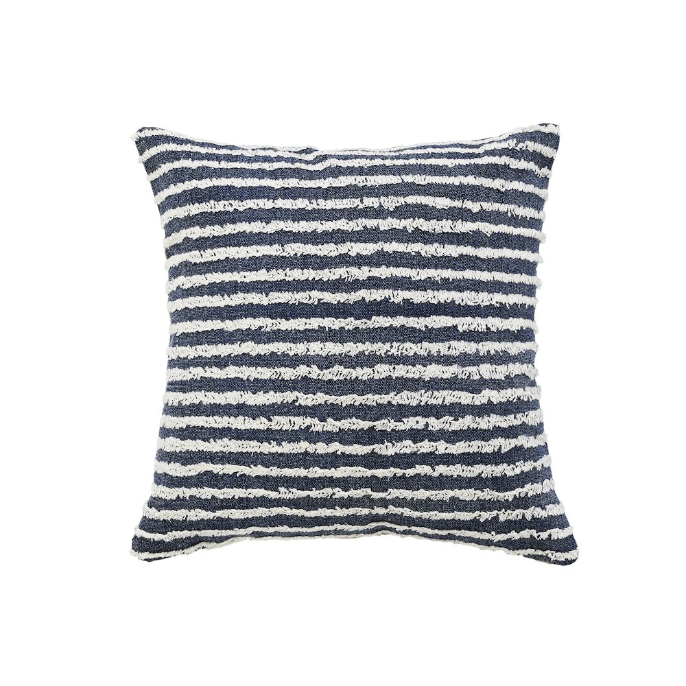 Ensign Blue Wispy Ways Throw Pillow. Picture 1
