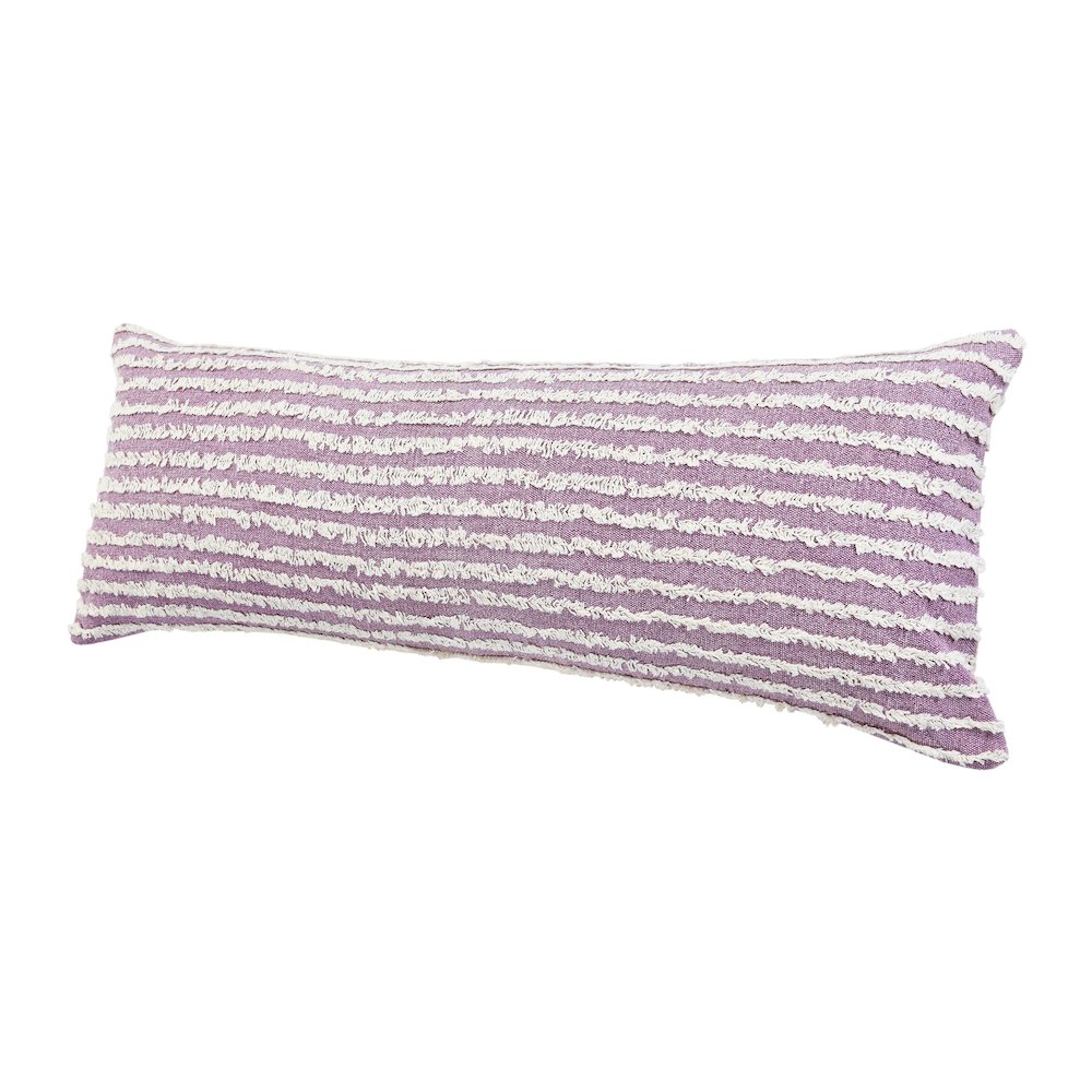 Lavender Mist Wispy Ways Lumbar Throw Pillow. Picture 5