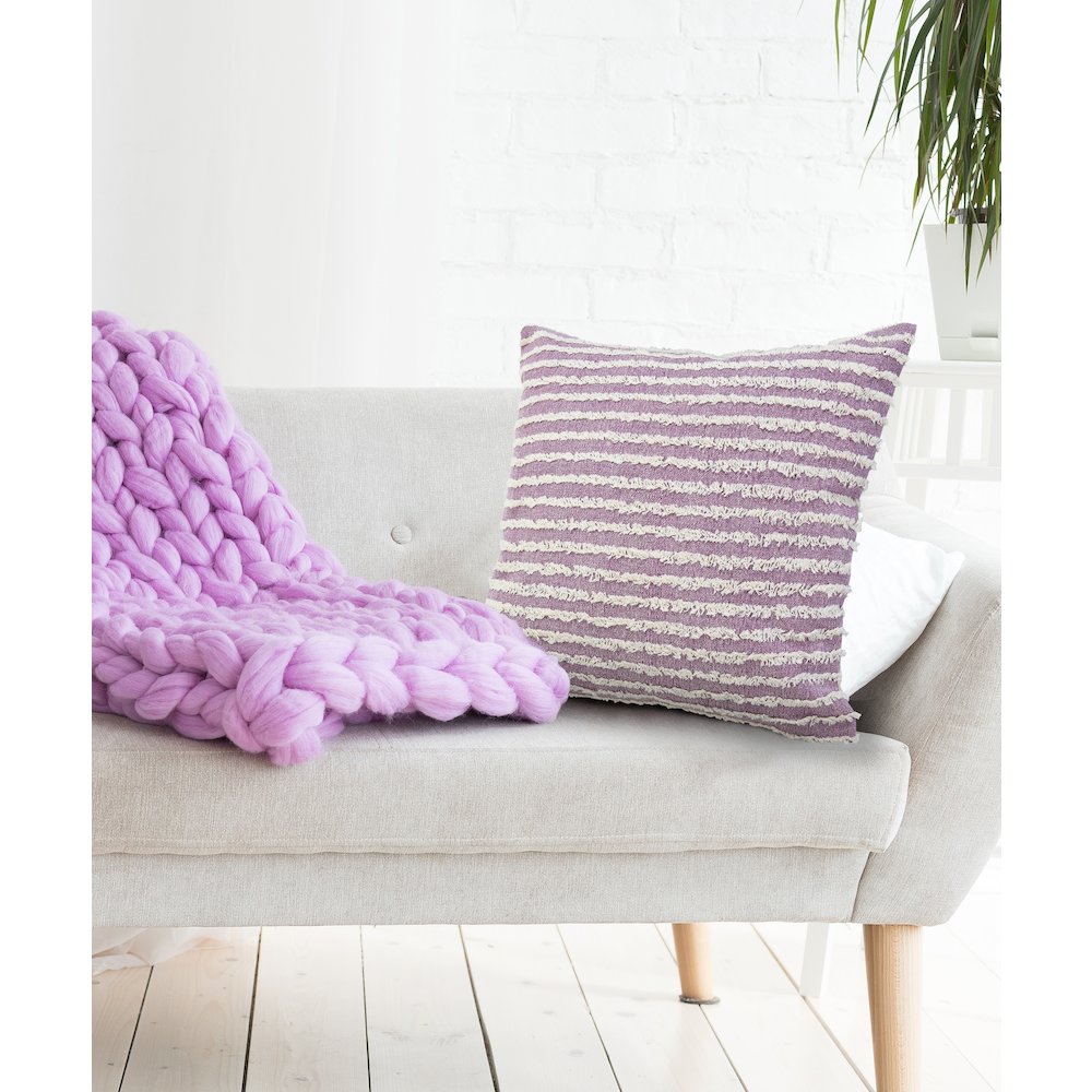 Lavender Mist Wispy Ways Throw Pillow. Picture 9