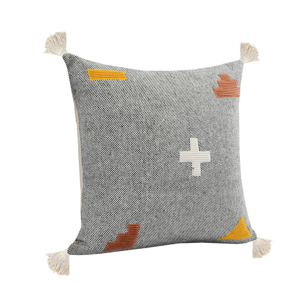 Golden Desert Swiss Zeal Throw Pillow. Picture 4