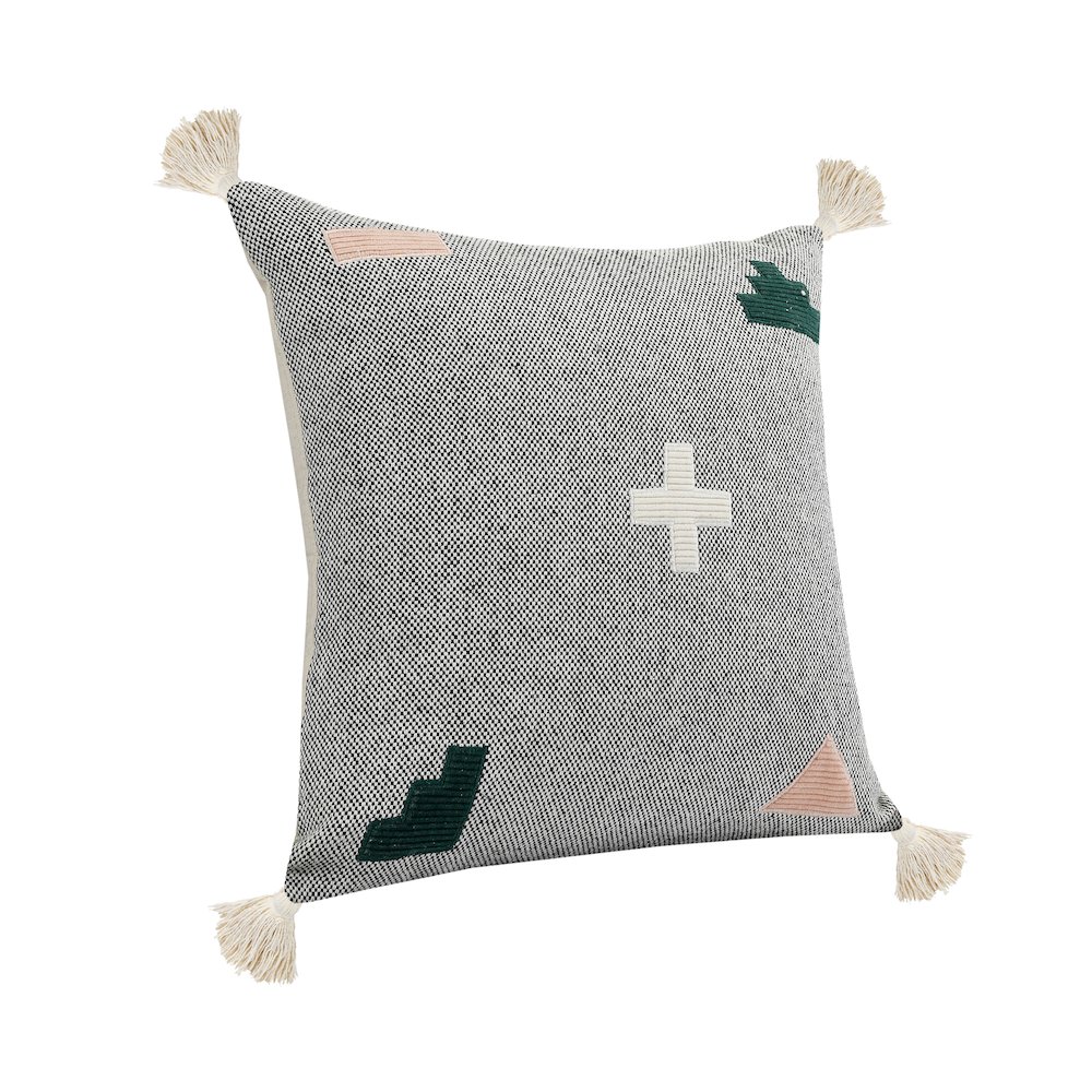 Sophisticated Blush Swiss Zeal Throw Pillow. Picture 4