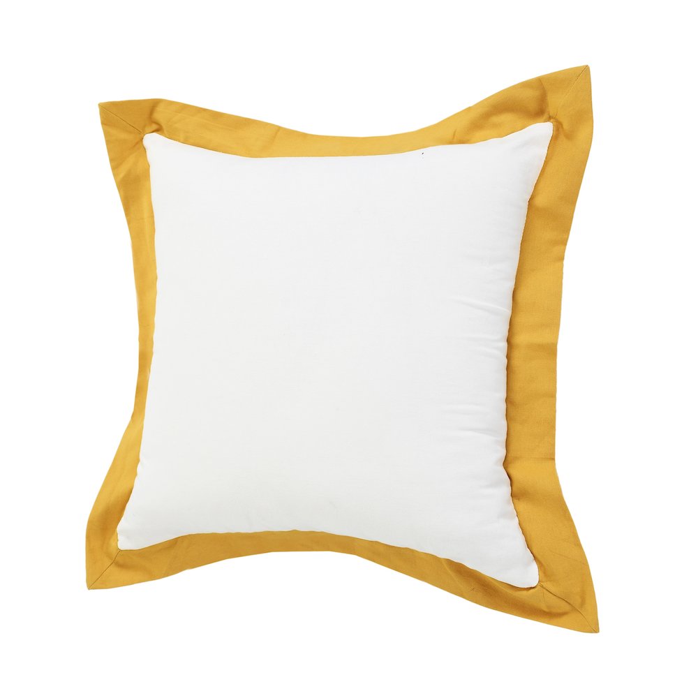 Bordered Flange Frame Throw Pillow. Picture 5