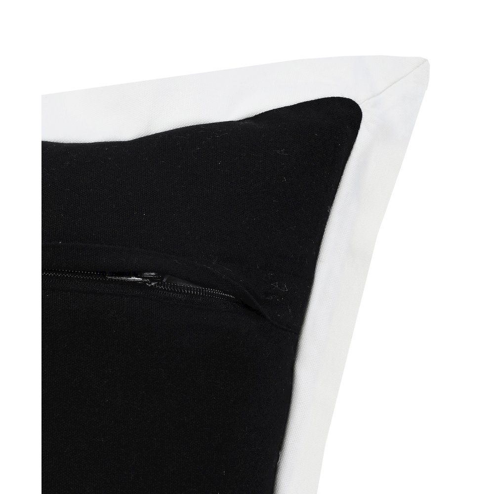 Bordered Flange Frame Lumbar Throw Pillow. Picture 3
