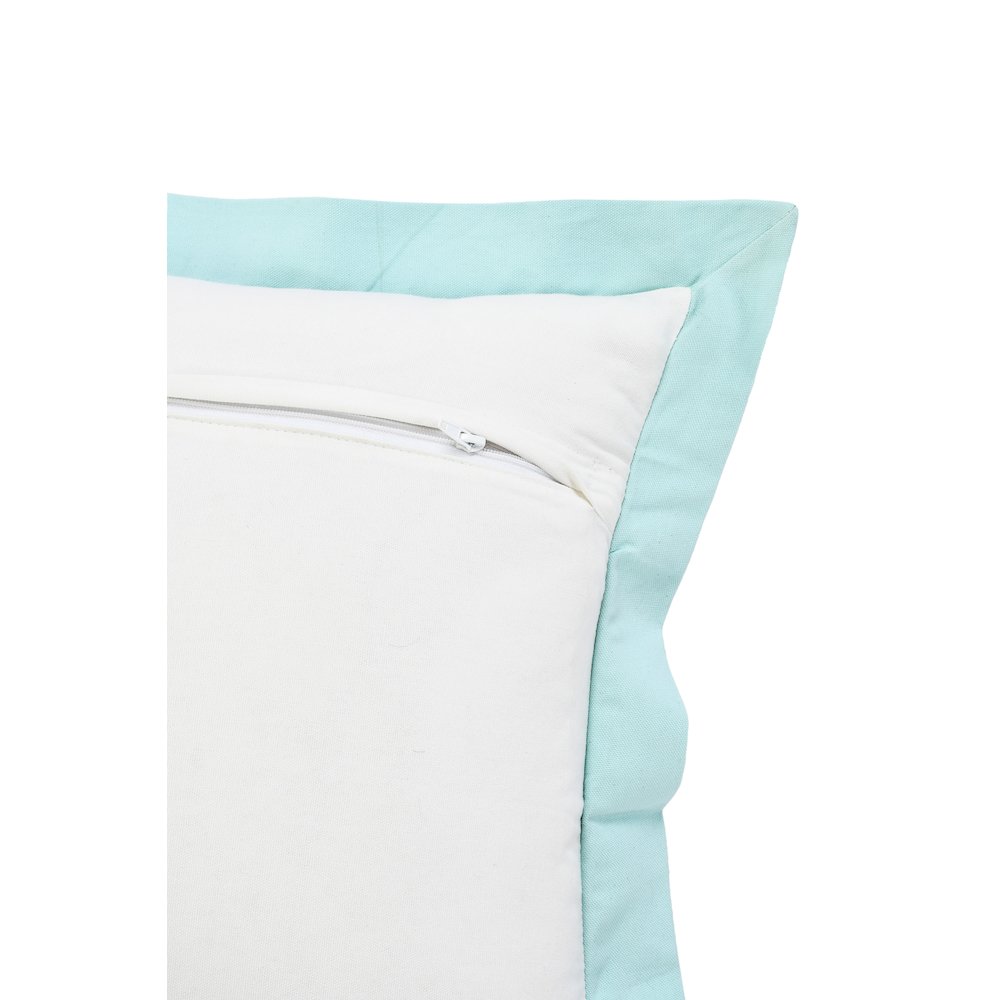 Bordered Flange Frame Lumbar Throw Pillow. Picture 3