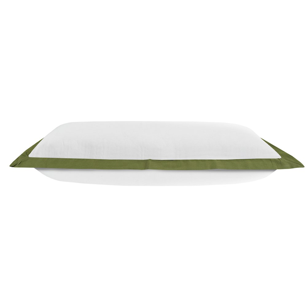 Bordered Flange Frame Lumbar Throw Pillow. Picture 6