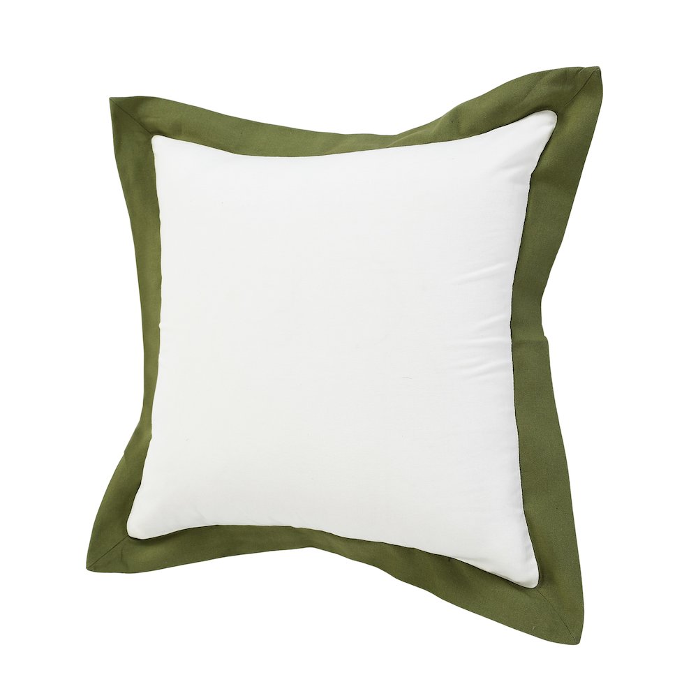 Bordered Flange Frame Throw Pillow. Picture 5