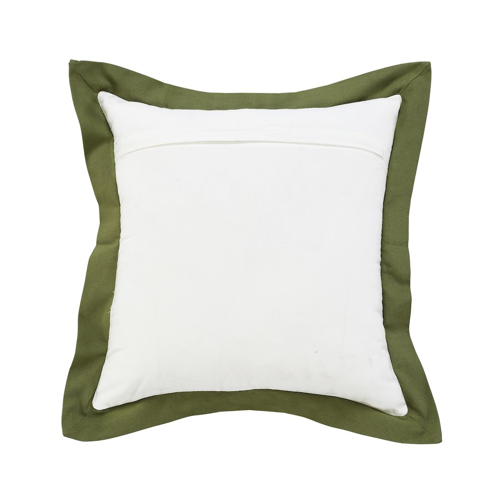 Bordered Flange Frame Throw Pillow. Picture 7