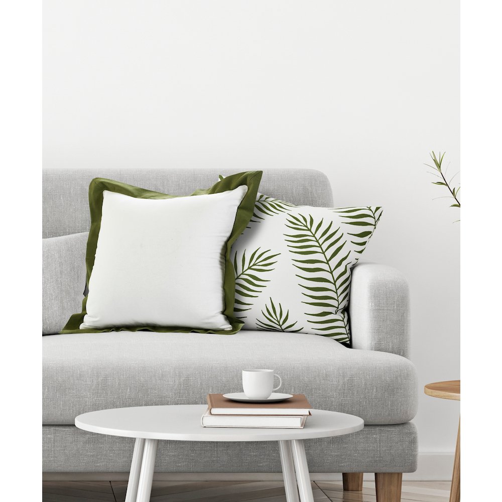 Bordered Flange Frame Throw Pillow. Picture 9