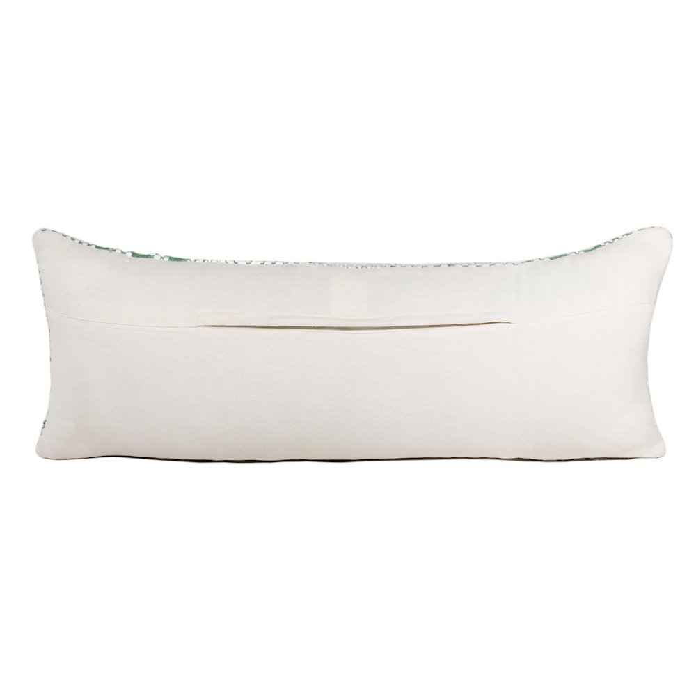 Evette Rios Mindy Striped Handwoven Cotton Blend Throw Pillow, Lumbar. Picture 7