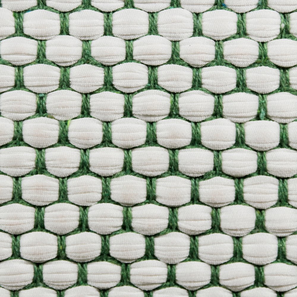 Evette Rios Mindy Striped Handwoven Cotton Blend Throw Pillow, Square. Picture 2