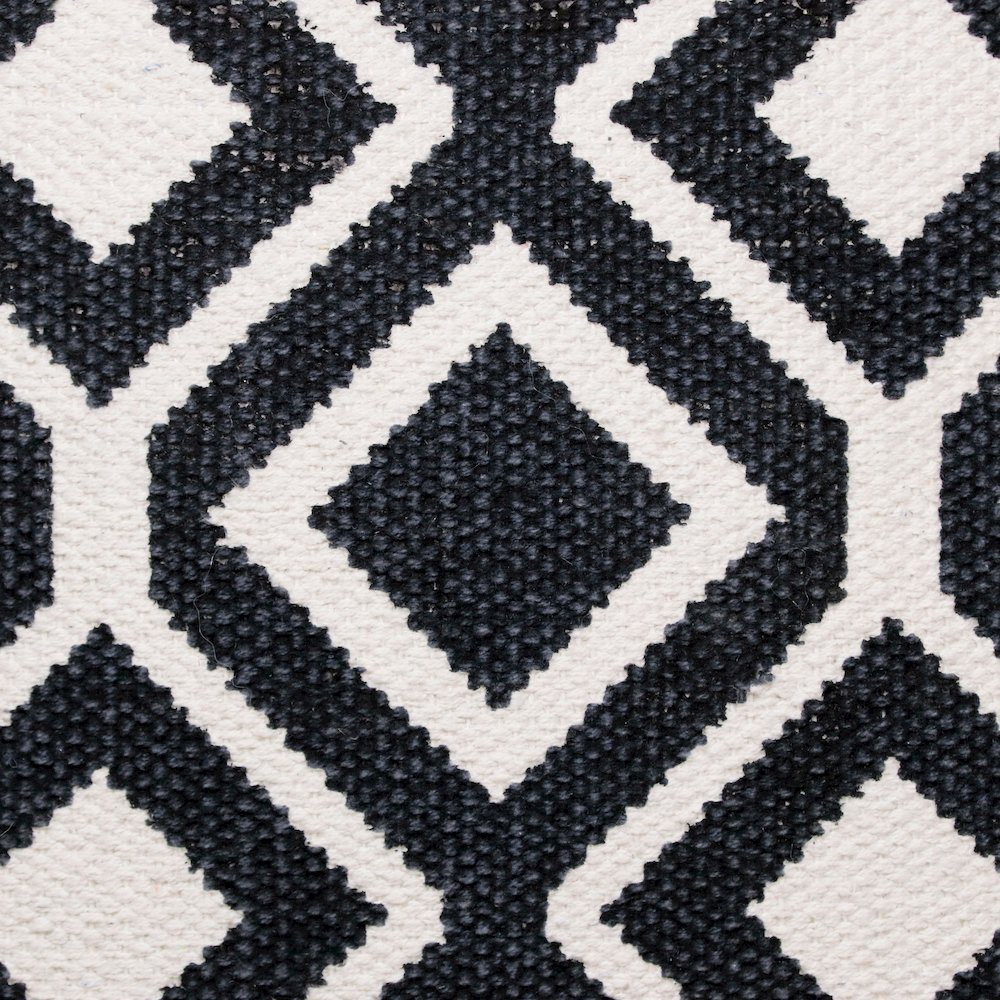 Evette Rios Mindy Geometric Diamond Cotton Blend Throw Pillow, Square. Picture 2