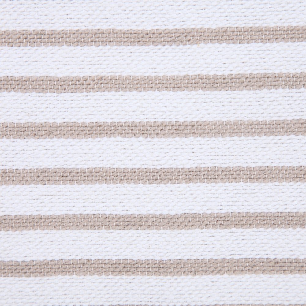 Basic Balanced Striped Throw Pillow with Tassels. Picture 2