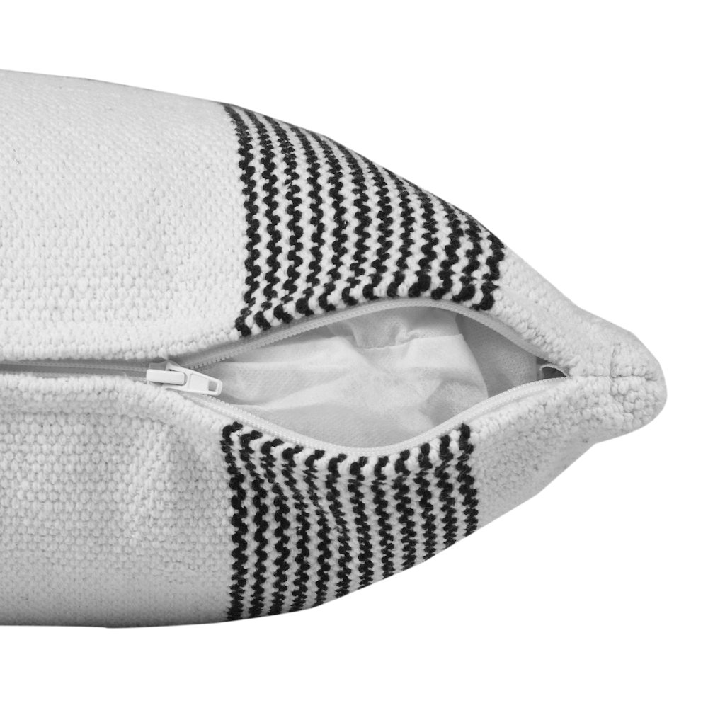 Balanced Border Pinstripe Throw Pillow. Picture 3