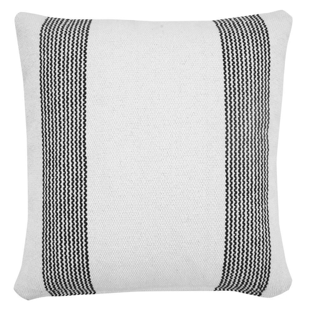 Balanced Border Pinstripe Throw Pillow. Picture 1