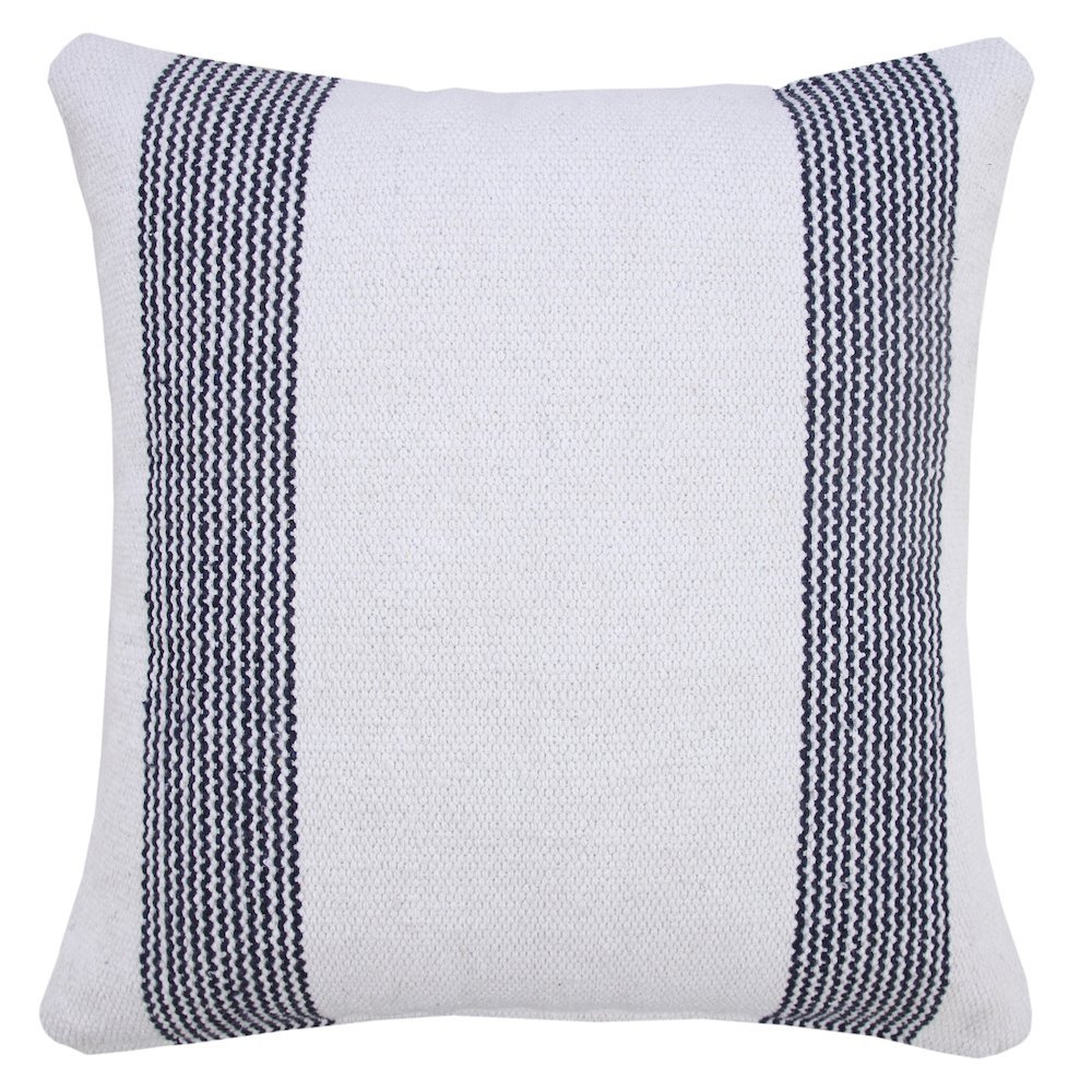Balanced Border Pinstripe Throw Pillow. Picture 1
