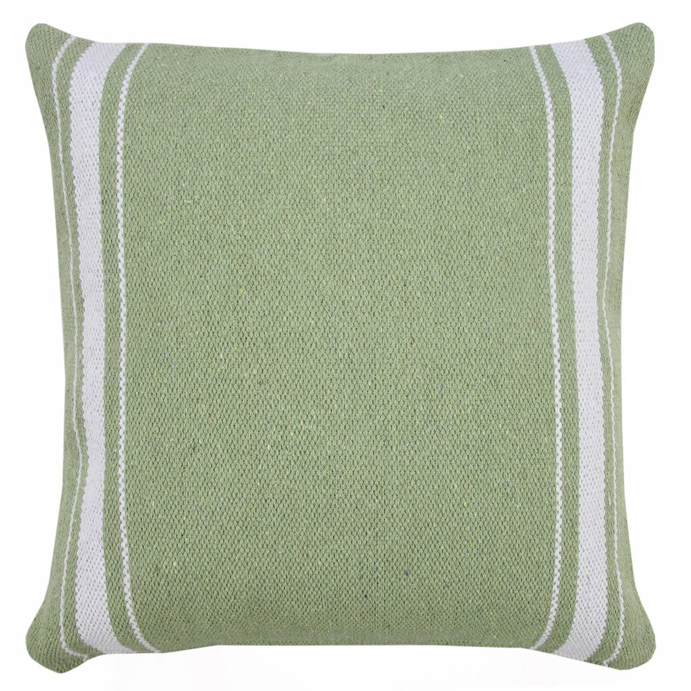 Balanced Border Bold Halo Striped Throw Pillow. Picture 1