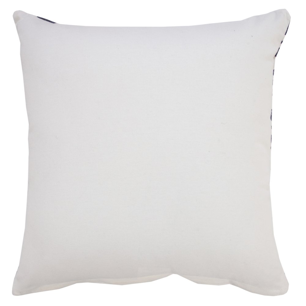Southwestern Dynamic Denim Geometric Throw Pillow. Picture 7