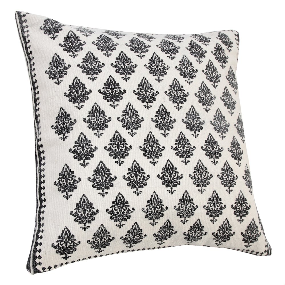 Traditional Fairytale Motif Bordered Throw Pillow. Picture 4