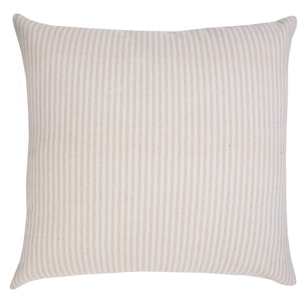 Simple Stonewash Stripe Throw Pillow. Picture 1