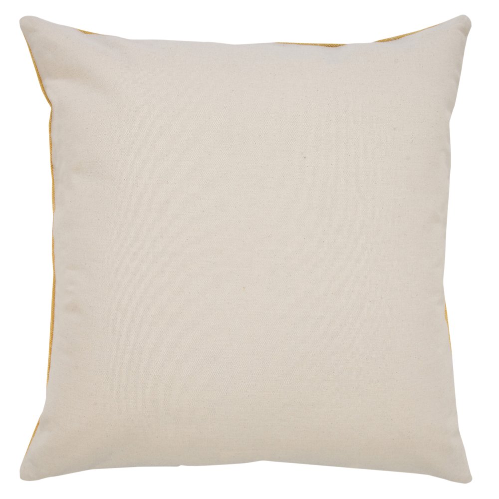 Jubilee Cotton Pillow Set of 2 in Yellow/White, 20" x 20". Picture 2