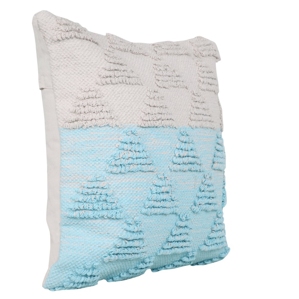 Contemporary Geometric Textured Triangle Throw Pillow. Picture 4