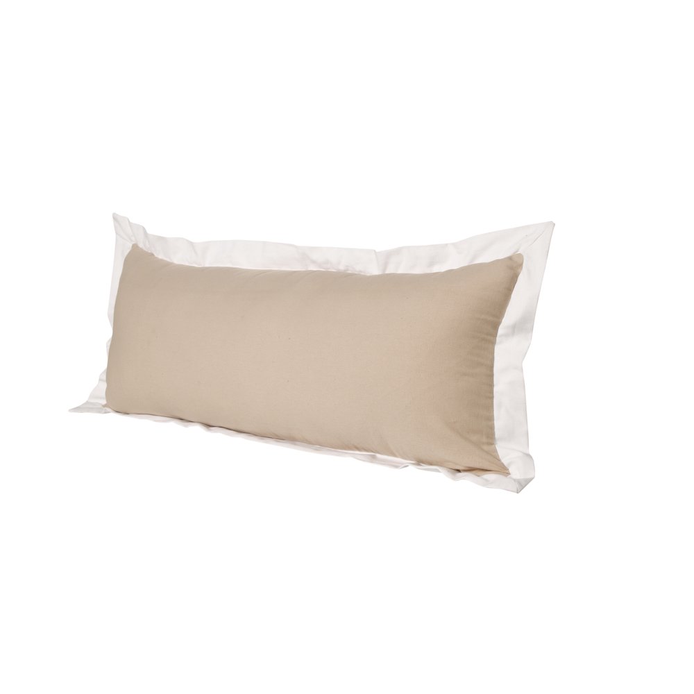 Bordered Flange Frame Lumbar Throw Pillow. Picture 5