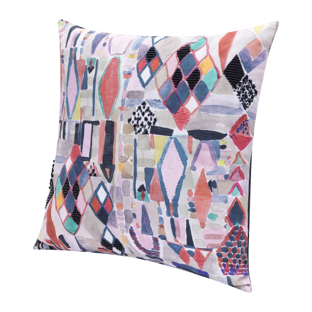 Stacy Garcia Performance Poly Filled Pillow in Multicolored, 24" x 24". Picture 10