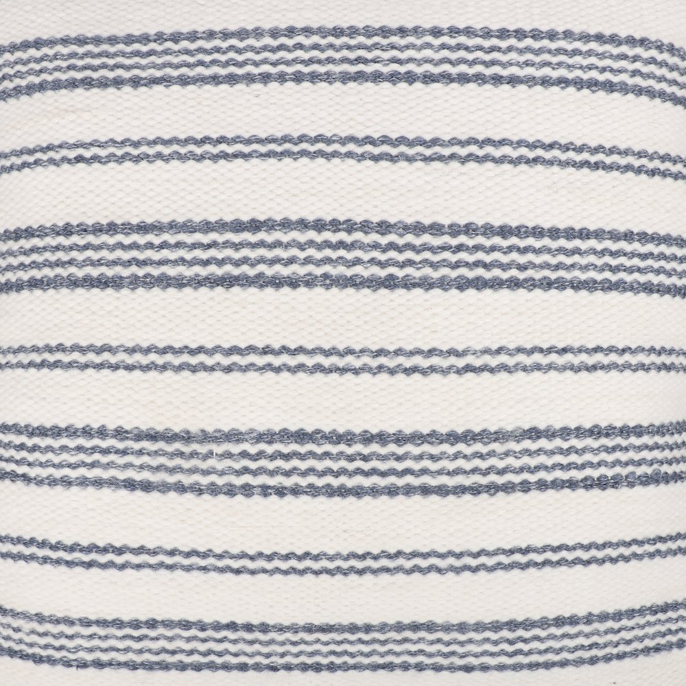 Opee Recycled PET Poly Filled Pillow in Blue/White, 20" x 20". Picture 6