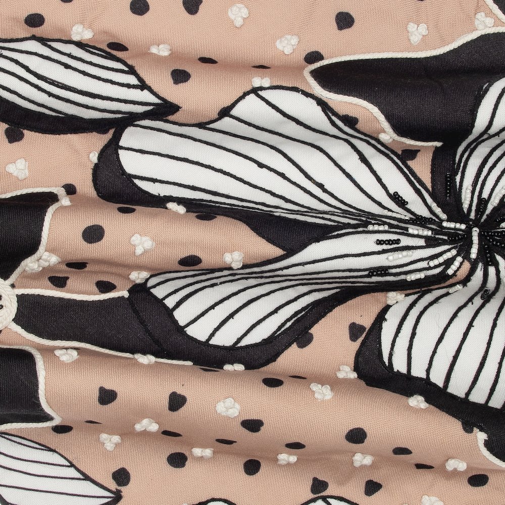 Stacy Garcia  Performance Poly Filled Pillow in Beige/Black, 20" x 20". Picture 4