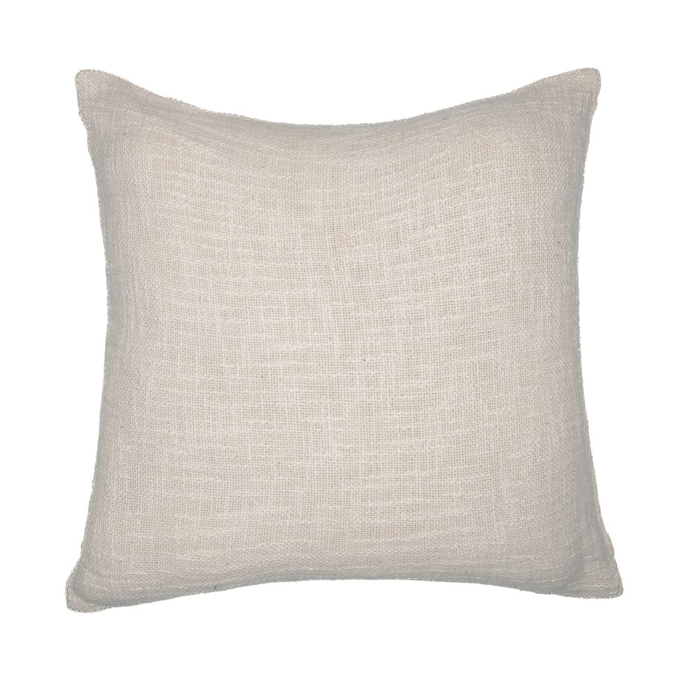 Yellow/Ivory Contemporary Geometric Hand-Woven Throw Pillow Cover. Picture 6