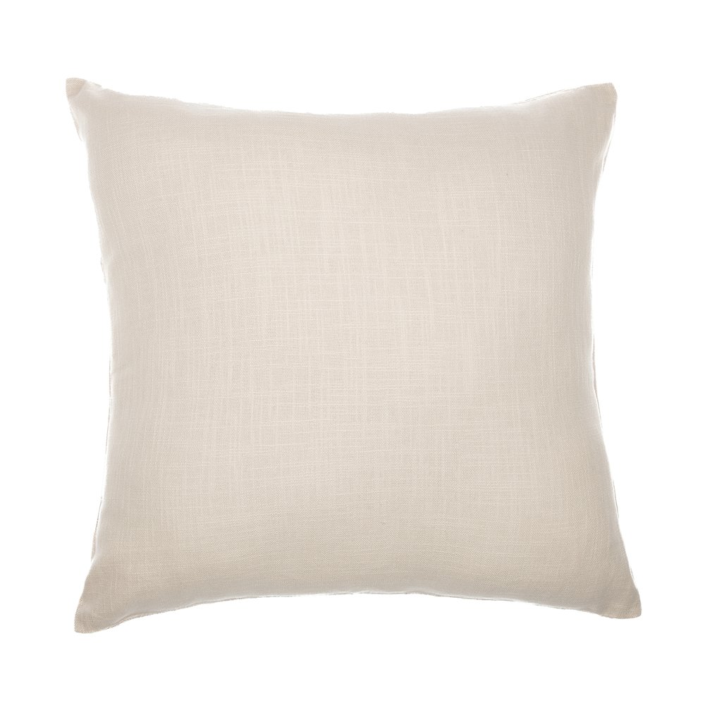 Ivory/Lilac Contemporary Checkered Hand-Woven Throw Pillow Cover. Picture 6