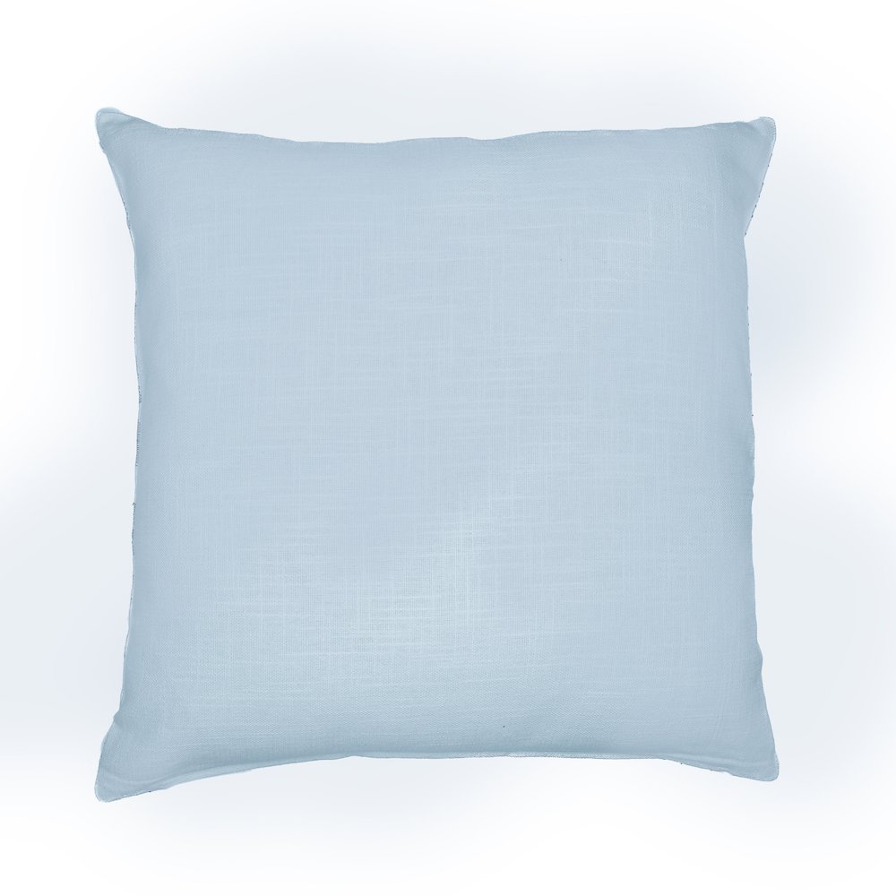 Blue Contemporary Checkered Hand-Woven Throw Pillow Cover. Picture 6