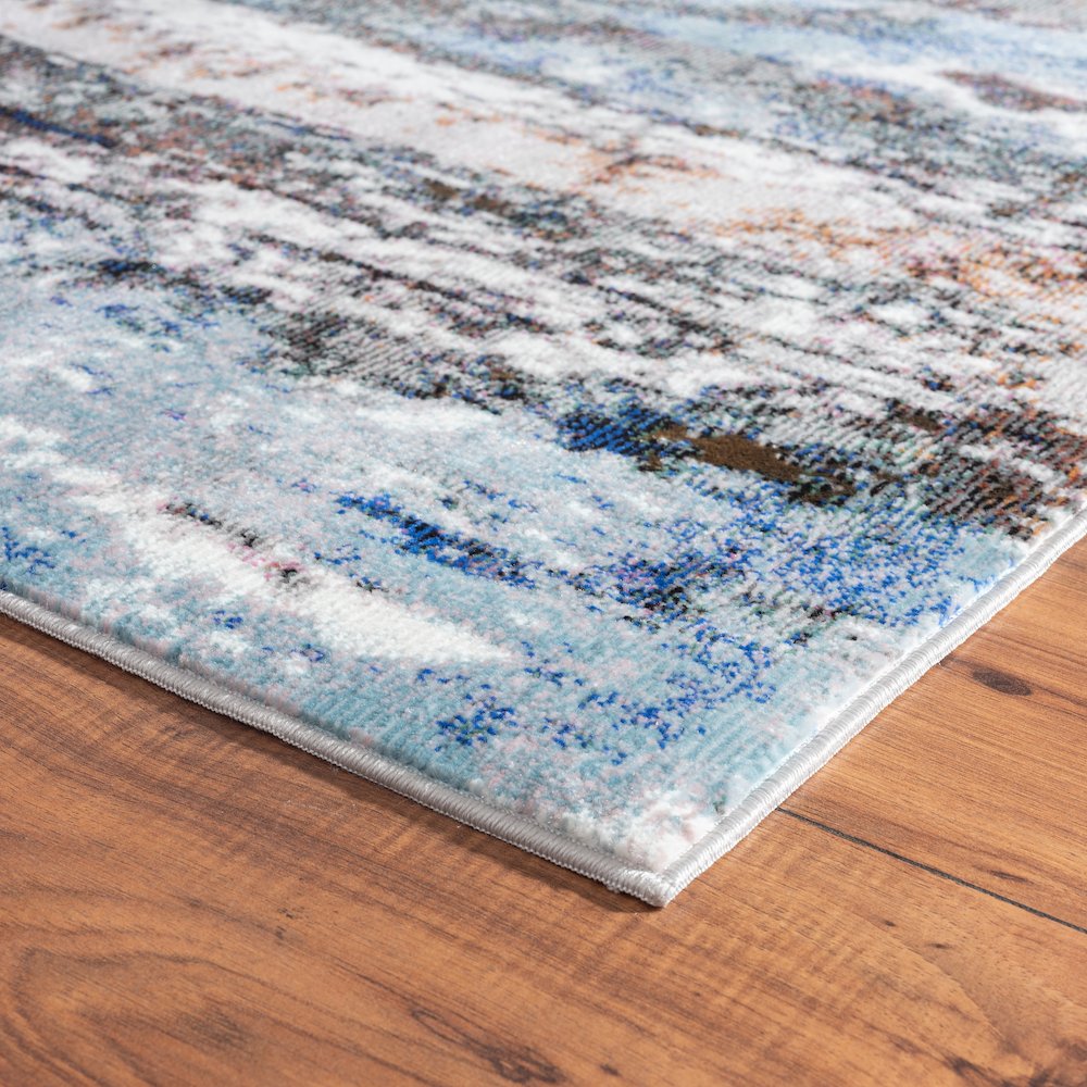 Serene Waterfall Abstract Revolution Area Rug. Picture 2