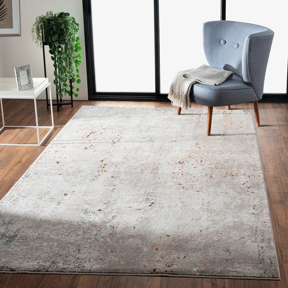Modern Specks of Color Revolution Area Rug. Picture 6