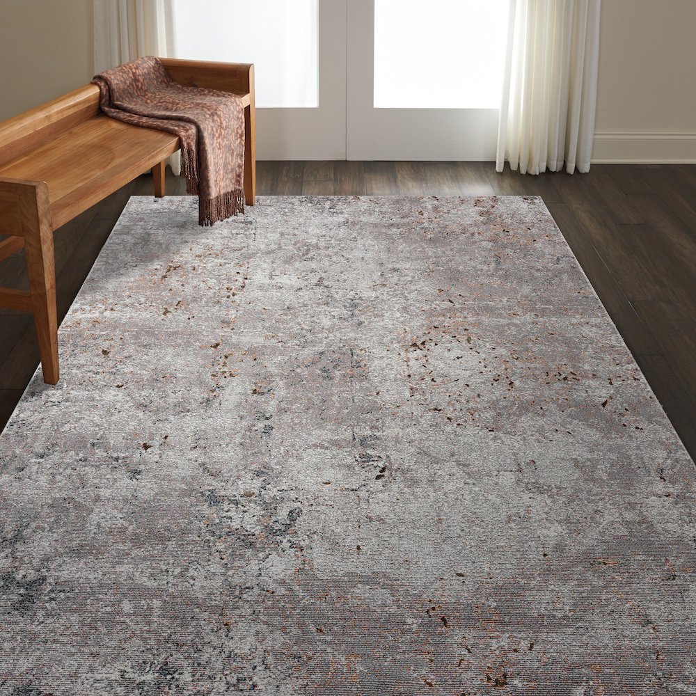 Modern Specks of Color Revolution Area Rug. Picture 7