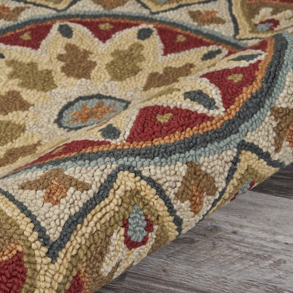 Red Sunflower Area Rug. Picture 4